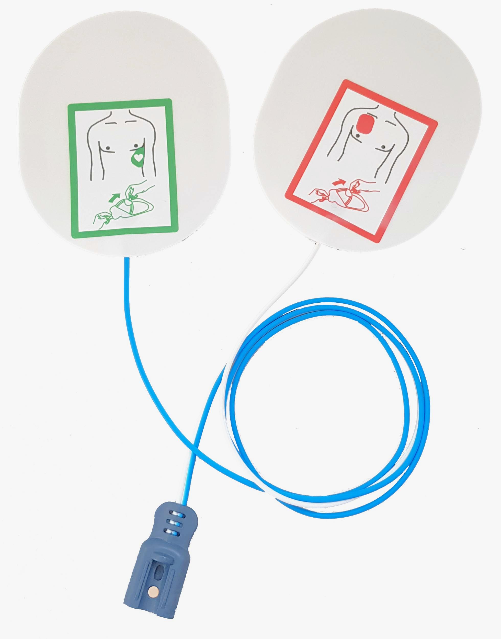Par de pads multifunción de desfibrilación FIAB para adulto