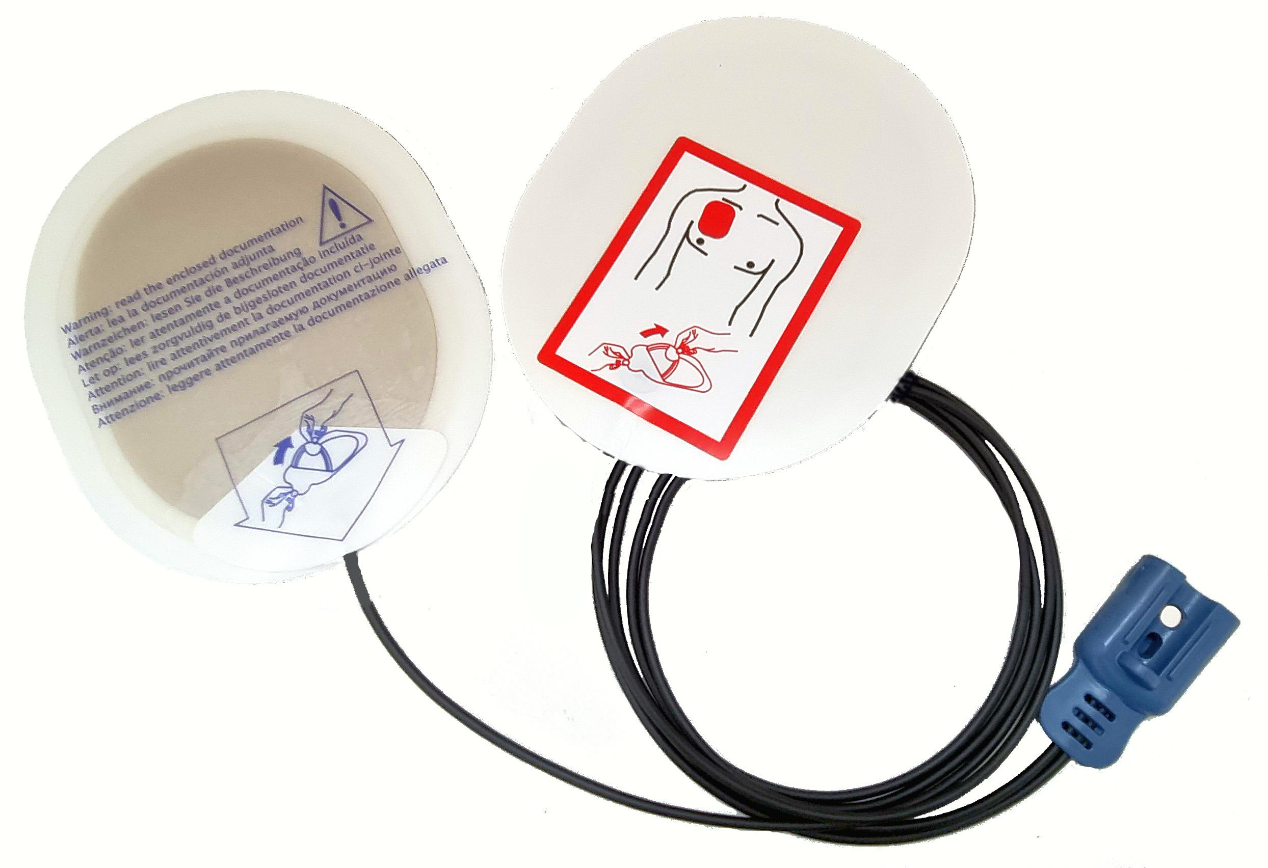 F7750 — Pair of Adult Radiotransparent multifunction pads for Philips devices