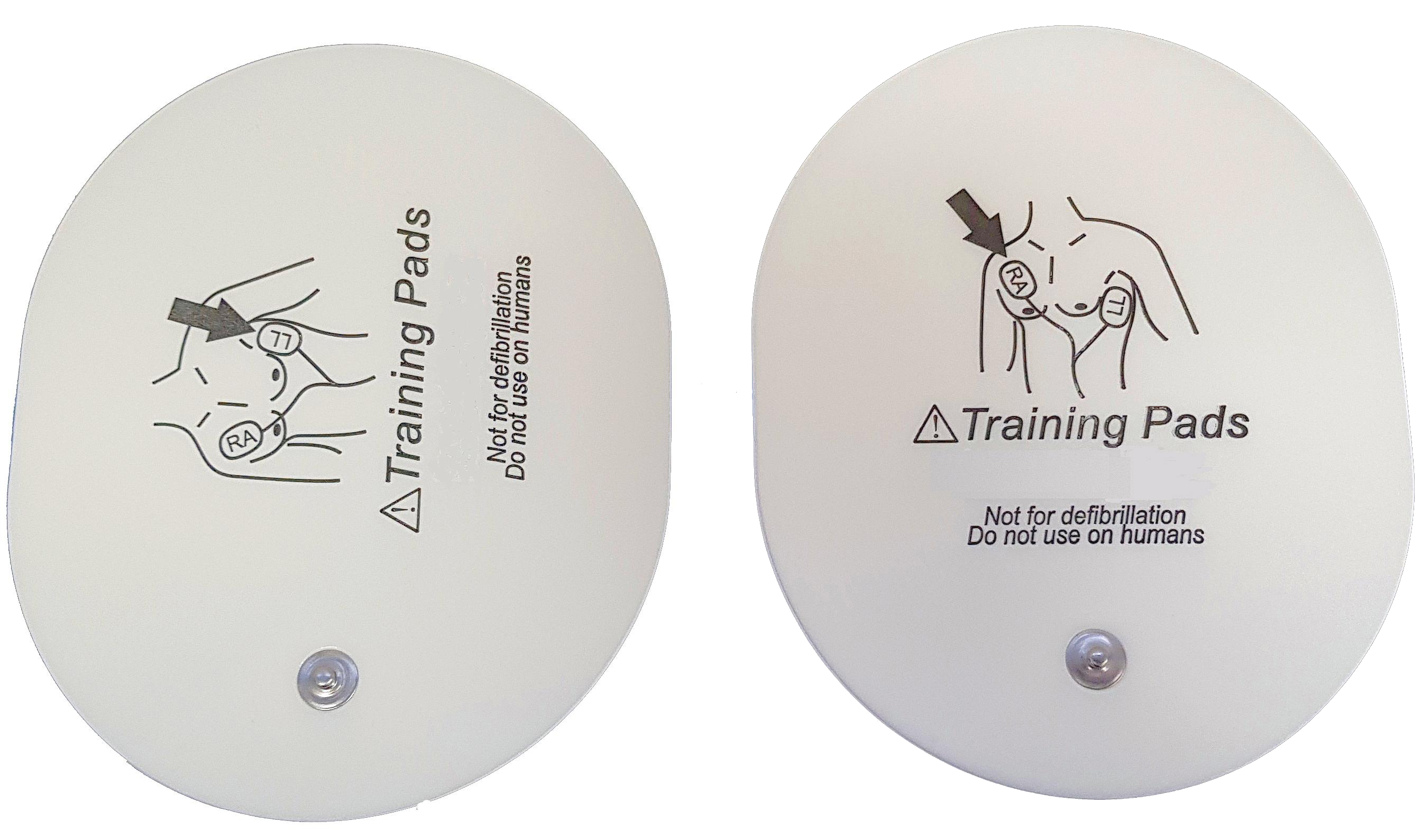 F7999 — Pair of trainer pads for adults, with snap connection